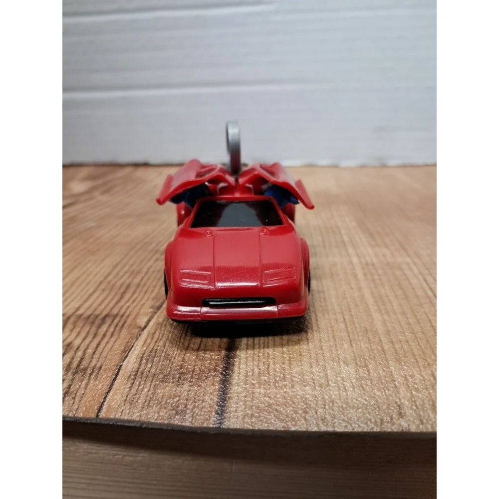 Hot Wheels Key Force McDonald’s Happy Meal Toy Red Car Gull Wings Mattel